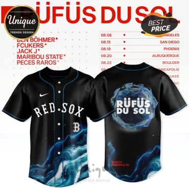 Boston Red Sox RÜFÜS DU SOL 2026 Tour Baseball Jersey