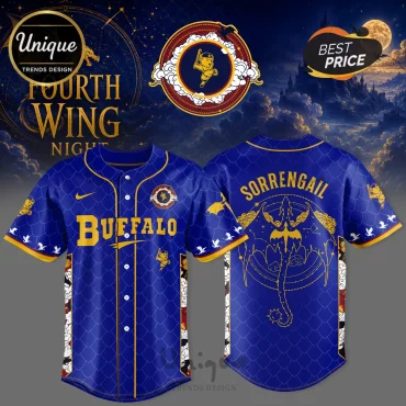 Buffalo Bisons Fourth Wing Night 2026 Blue Baseball Jersey