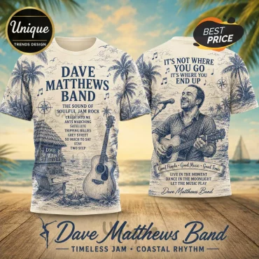 Dave Matthews Band Coastal Blue T-Shirt