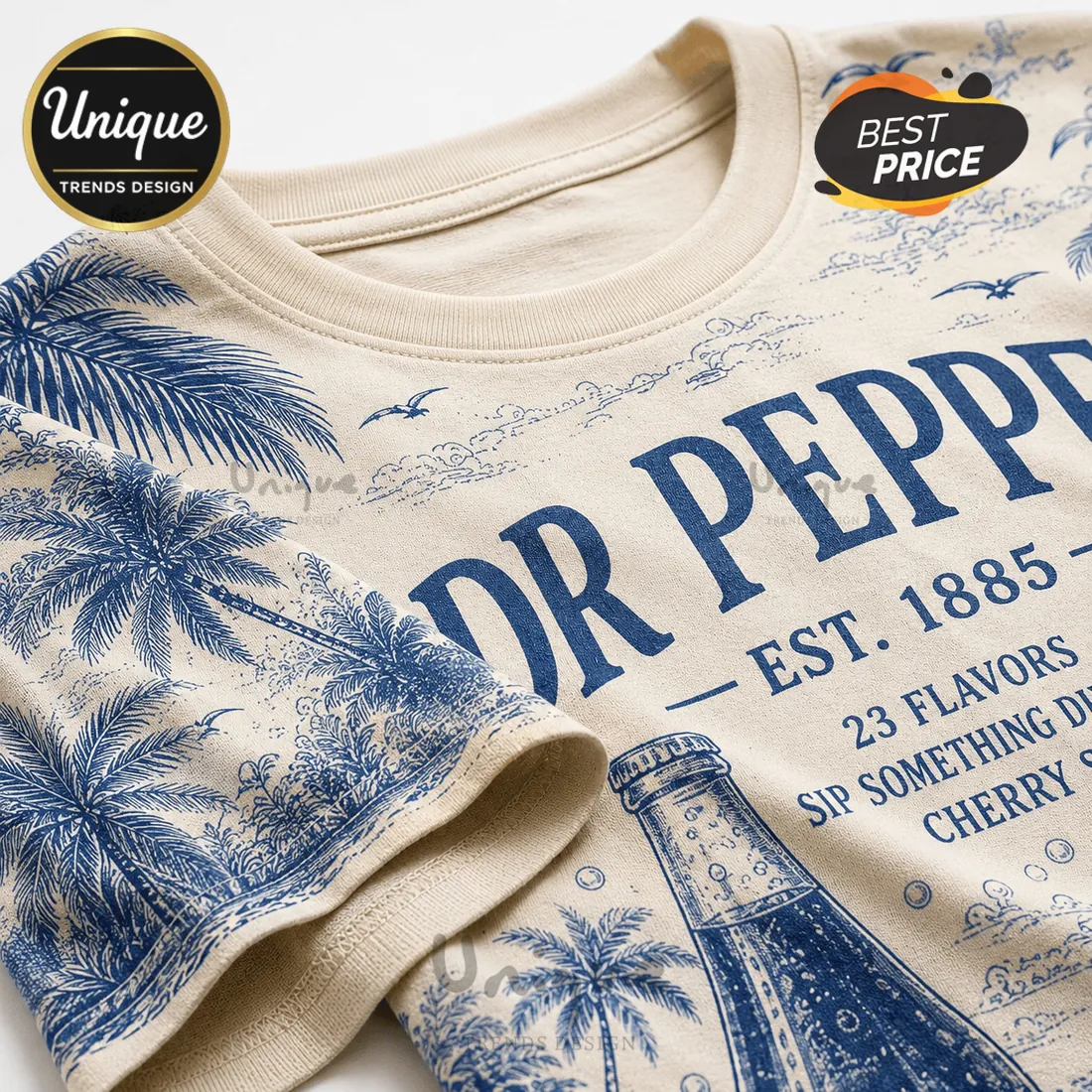 Dr Pepper Vintage Logo Blue Limited Edition T-Shirt Dr Pepper Vintage Logo Blue Limited Edition T-Shirt