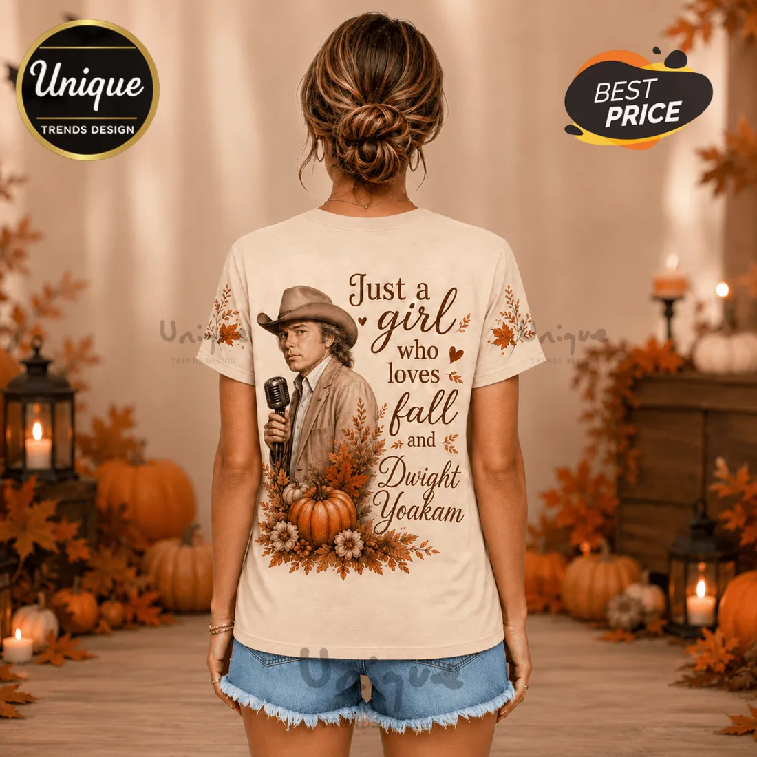 Dwight Yoakam Autumn Pumpkin T-Shirt Dwight Yoakam Autumn Pumpkin T-Shirt