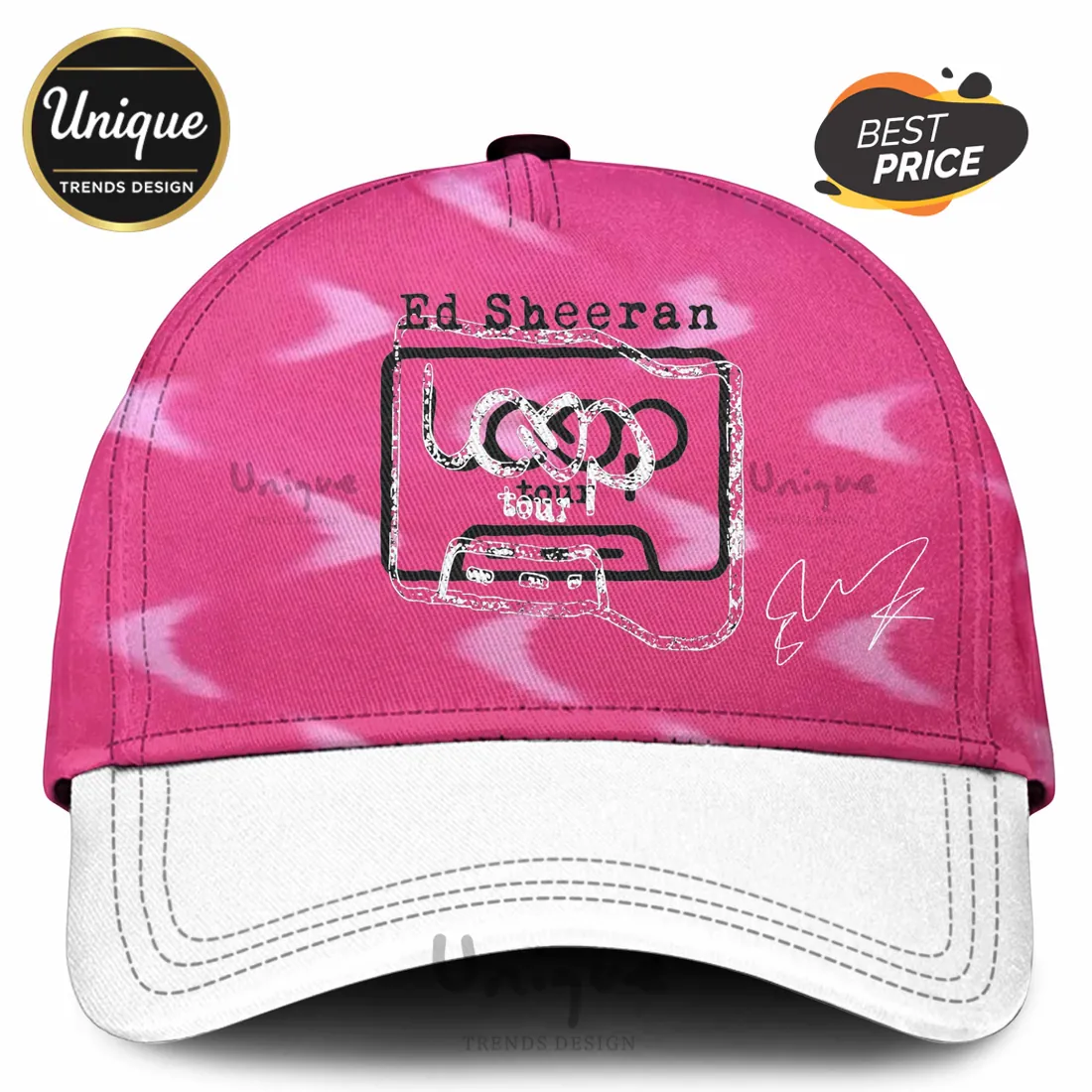 Ed Sheeran The Loop Tour North America 2026 Pink Hoodie Ed Sheeran The Loop Tour North America 2026 Pink Hoodie