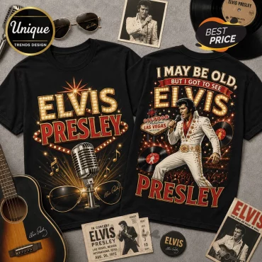 Elvis Presley Vintage Las Vegas Concert T-Shirt Elvis Presley Vintage Las Vegas Concert T-Shirt