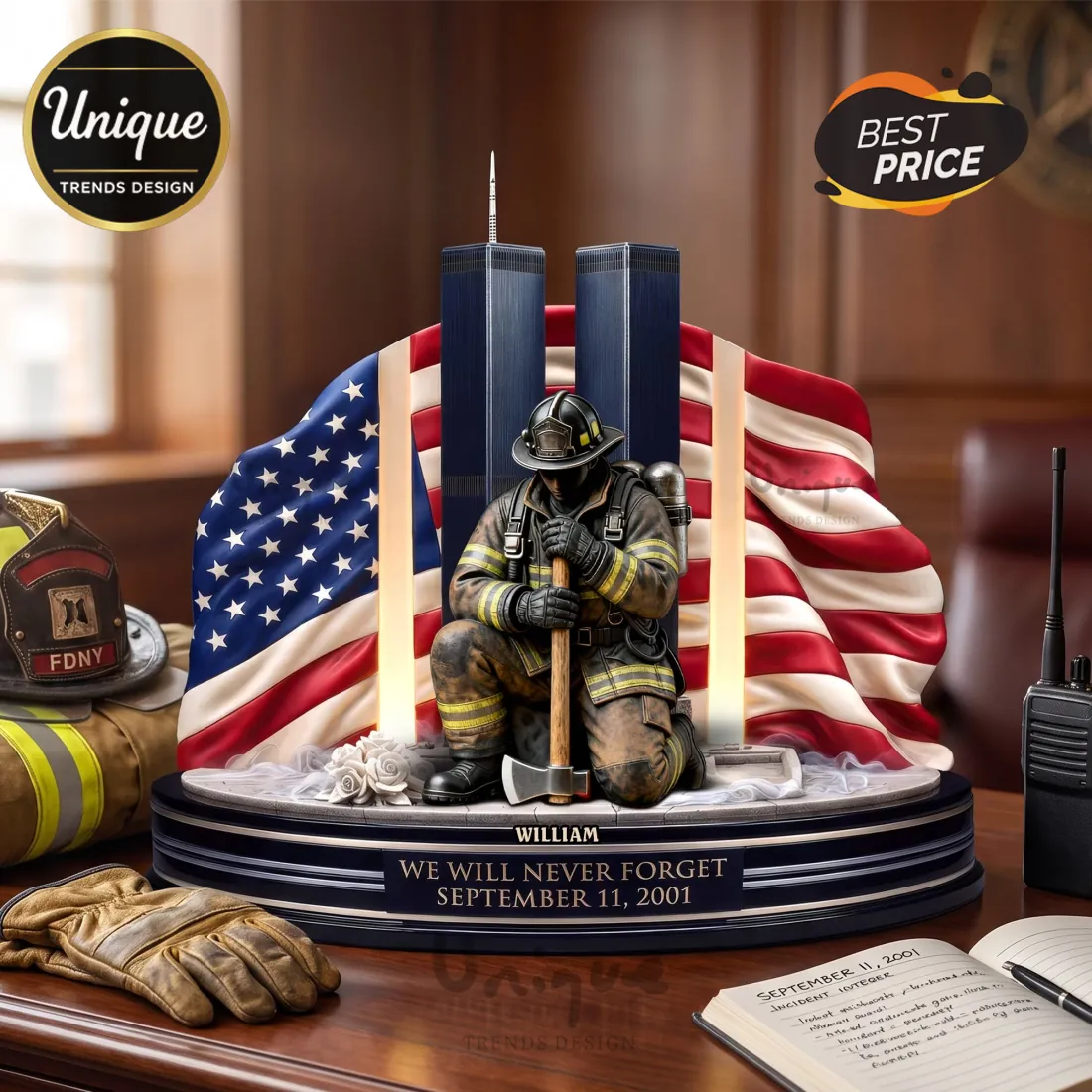 Firefighter Memorial Acrylic Plaque Firefighter Memorial Acrylic Plaque