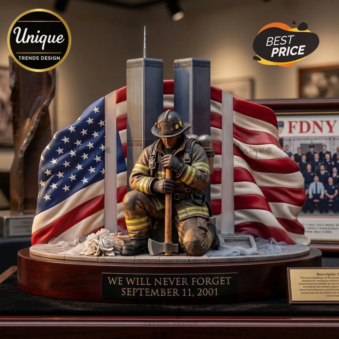 Firefighter Memorial Acrylic Plaque Firefighter Memorial Acrylic Plaque