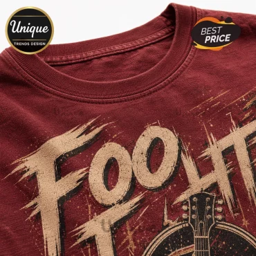 Foo Fighters 95 Distressed Red T-Shirt