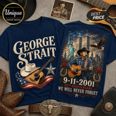 George Strait 9-11 Memorial Patriotic T-Shirt