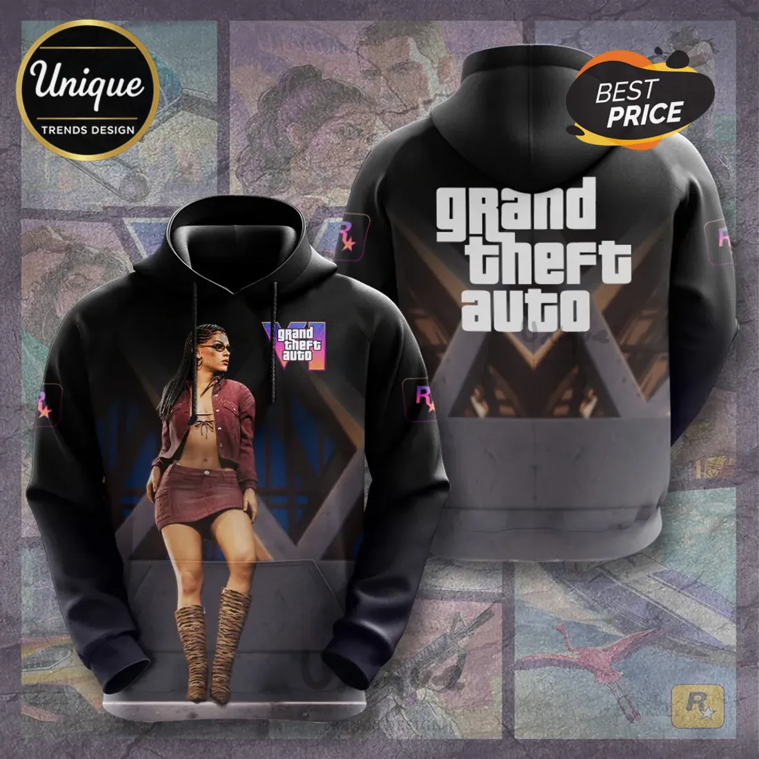 Grand Theft Auto VI Lucia Special Edition T-Shirt Grand Theft Auto VI Lucia Special Edition T-Shirt