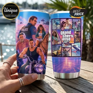 Grand Theft Auto VI Vice City Stainless Steel Tumbler