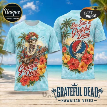 Grateful Dead Steal Your Face Floral T-Shirt
