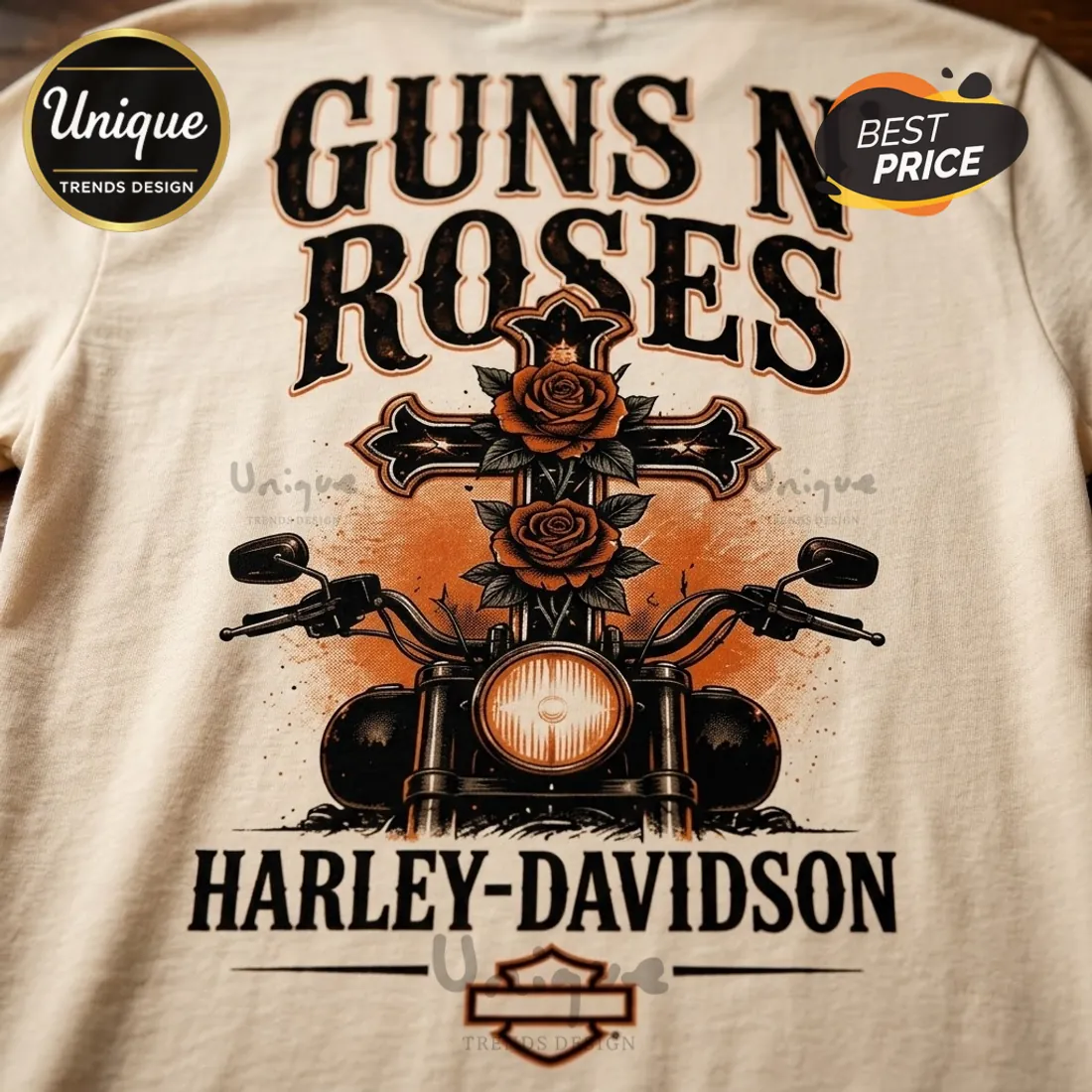 Guns N’ Roses x Harley-Davidson Halloween Skull T-Shirt Guns N’ Roses x Harley-Davidson Halloween Skull T-Shirt