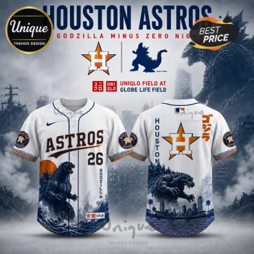 Houston Astros x Godzilla Minus One Baseball Jersey