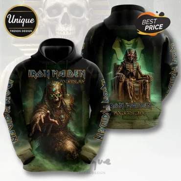 Iron Maiden Powerslave Mascot Black Hoodie