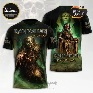 Iron Maiden Powerslave Mascot Black Hoodie
