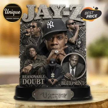 Jay-Z 30th Anniversary Sculpted Acrylic Plaque