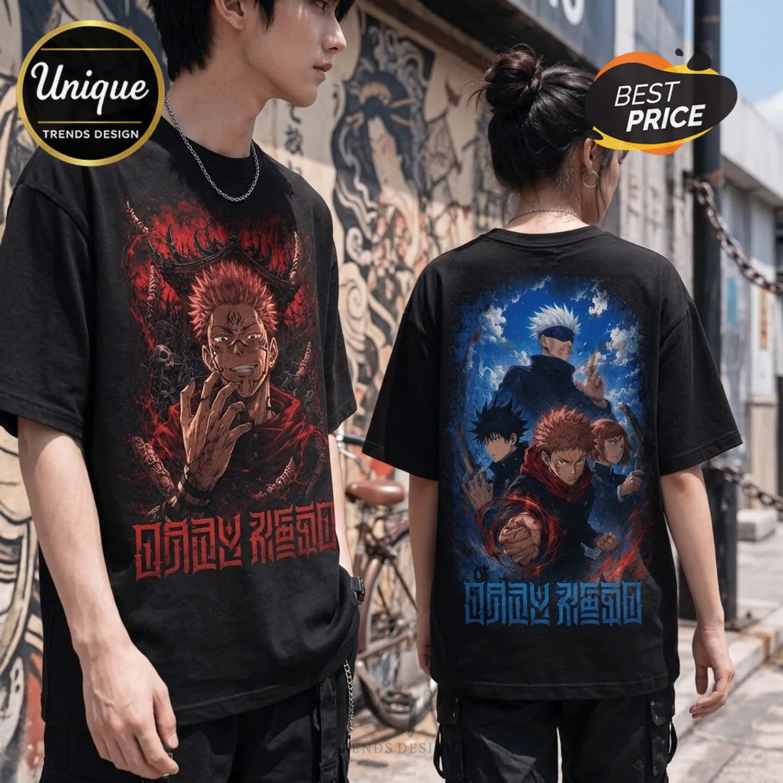 Jujutsu Kaisen King of Curses Double-Sided T-Shirt Jujutsu Kaisen King of Curses Double-Sided T-Shirt