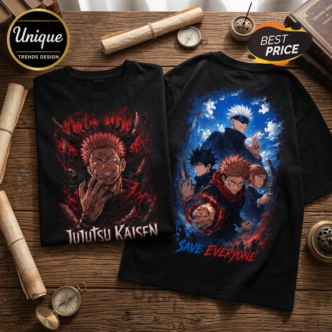 Jujutsu Kaisen King of Curses Double-Sided T-Shirt Jujutsu Kaisen King of Curses Double-Sided T-Shirt