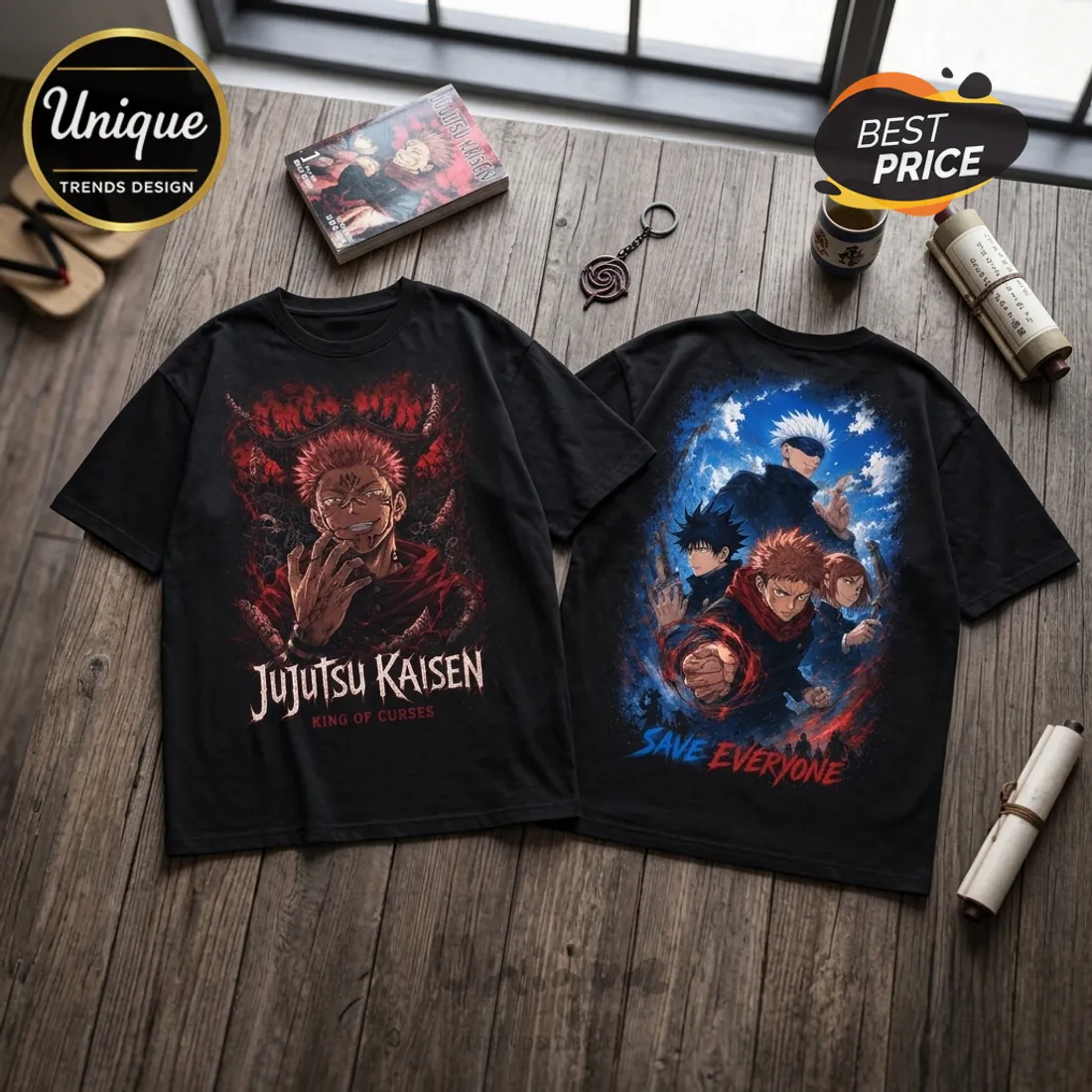 Jujutsu Kaisen King of Curses Double-Sided T-Shirt Jujutsu Kaisen King of Curses Double-Sided T-Shirt