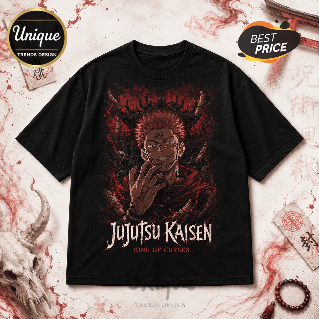 Jujutsu Kaisen King of Curses Double-Sided T-Shirt Jujutsu Kaisen King of Curses Double-Sided T-Shirt