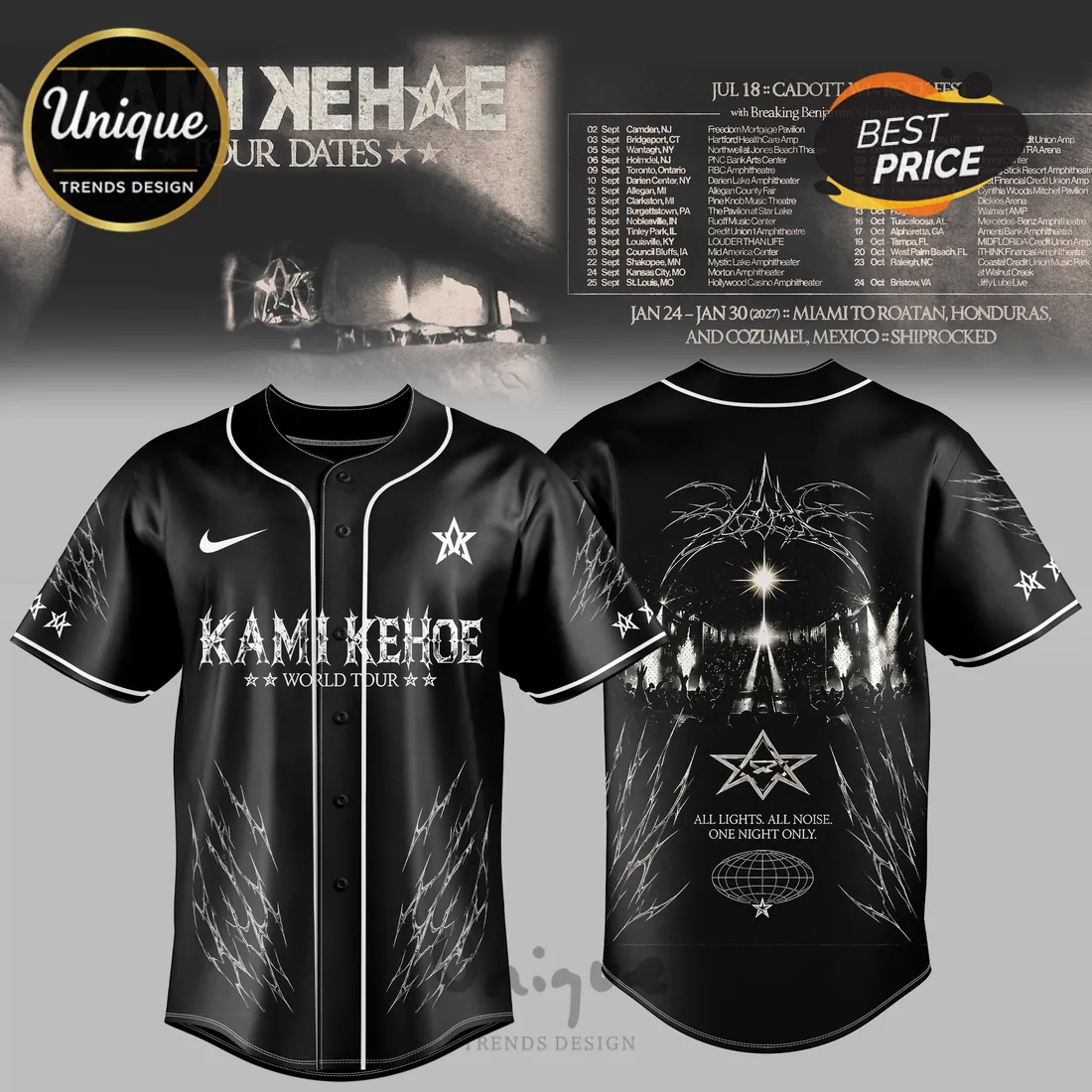 Kami Kehoe World Tour Concert Apparel Jersey 2026 Kami Kehoe World Tour Concert Apparel Jersey 2026