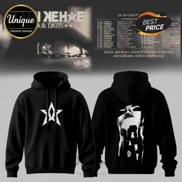 Kami Nehade 2026 Tour Black Pullover Hoodie