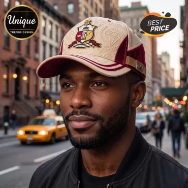 Kappa Alpha Psi 1911 Embossed Leather Baseball Cap