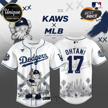 KAWS x Los Angeles Dodgers Ohtani 2026 Baseball Jersey