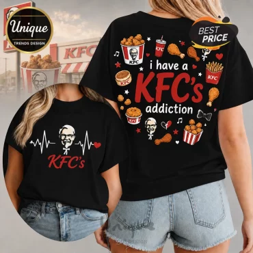 KFC Heartbeat Fast Food Logo T-Shirt