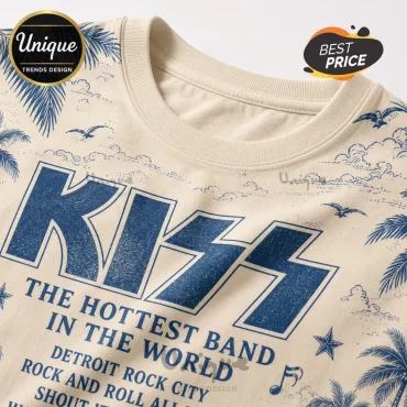 KISS The Hottest Band Retro T-Shirt