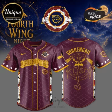Lehigh Valley IronPigs Fourth Wing Sorrengail Baseball Jersey