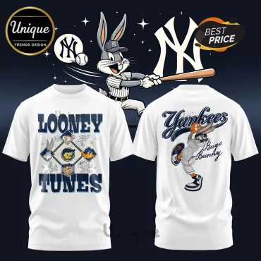 Looney Tunes x New York Yankees Bugs Bunny White Shirt