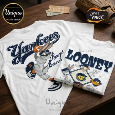 Looney Tunes x New York Yankees Bugs Bunny White Shirt