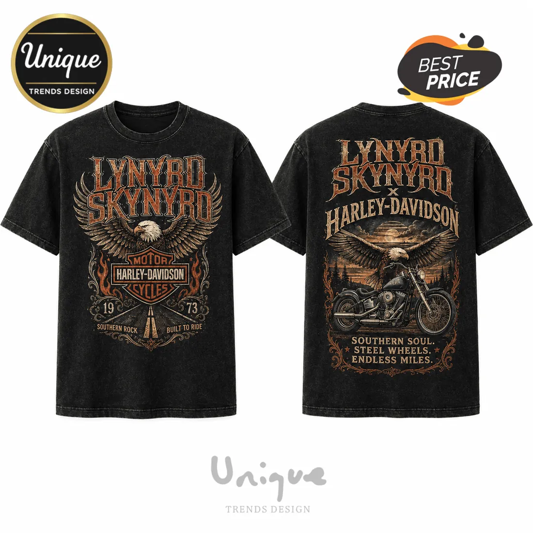 Lynyrd Skynyrd x Harley-Davidson Southern Rock T-Shirt Lynyrd Skynyrd x Harley-Davidson Southern Rock T-Shirt