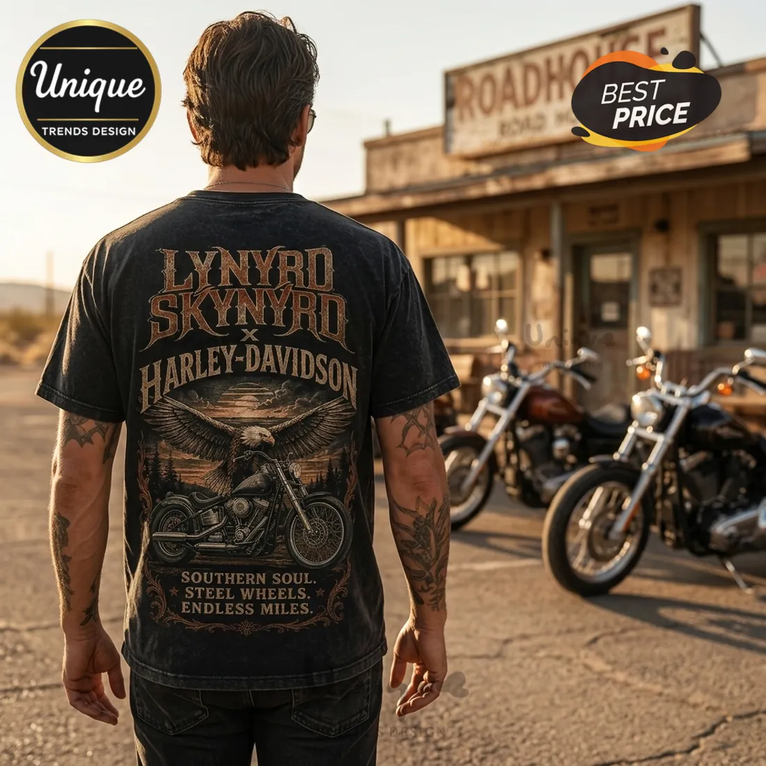Lynyrd Skynyrd x Harley-Davidson Southern Rock T-Shirt Lynyrd Skynyrd x Harley-Davidson Southern Rock T-Shirt
