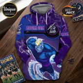 Melbourne Storm Mascot Purple Lightning Hoodie