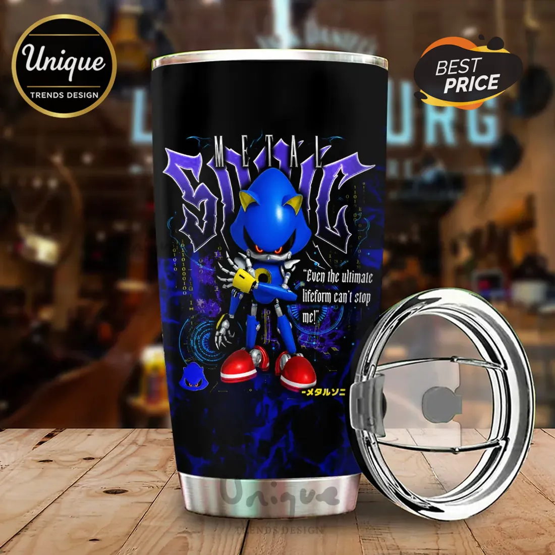 Metal Sonic 35th Anniversary Stainless Steel Tumbler Metal Sonic 35th Anniversary Stainless Steel Tumbler