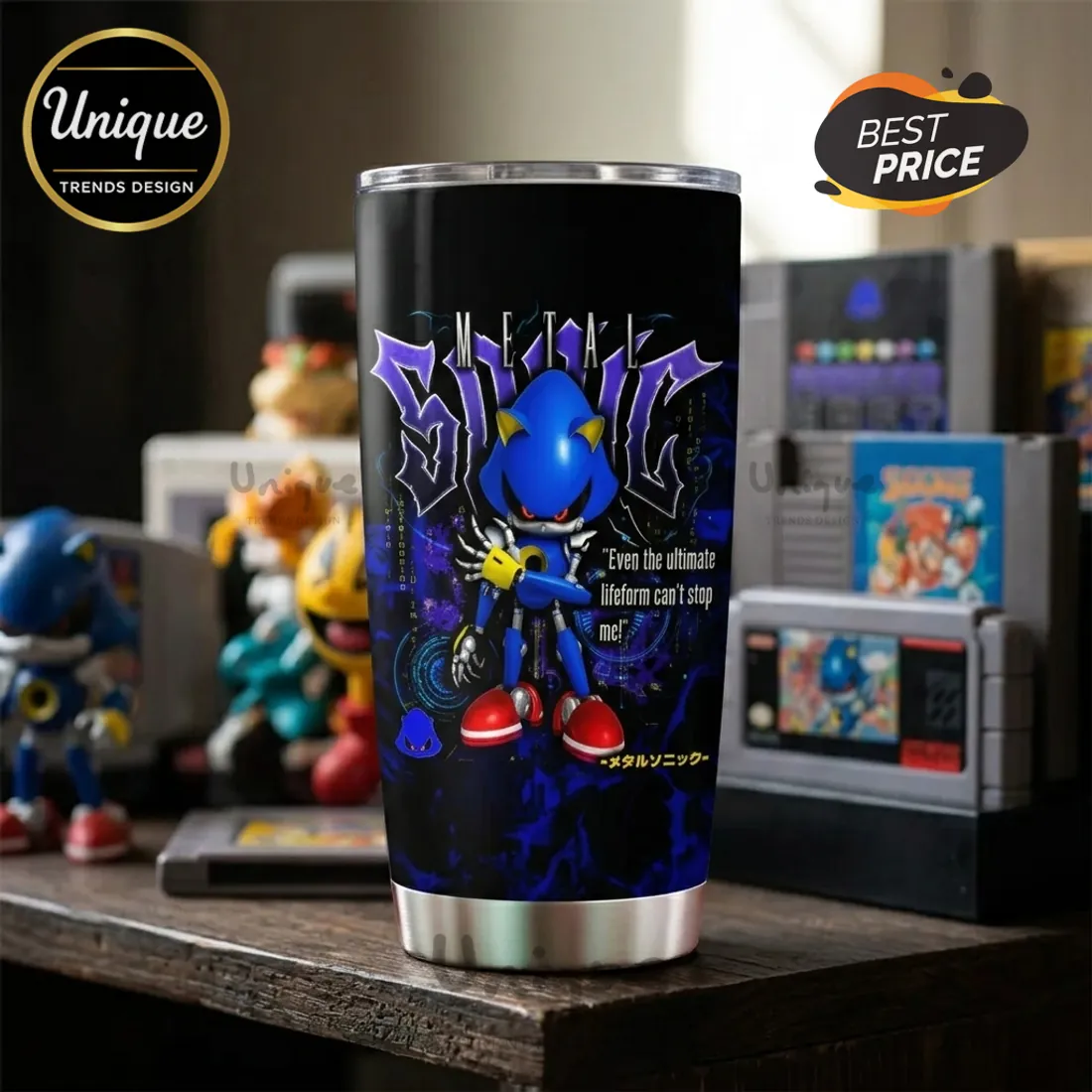 Metal Sonic 35th Anniversary Stainless Steel Tumbler Metal Sonic 35th Anniversary Stainless Steel Tumbler