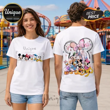Mickey Mouse and Friends White Cotton T-Shirt