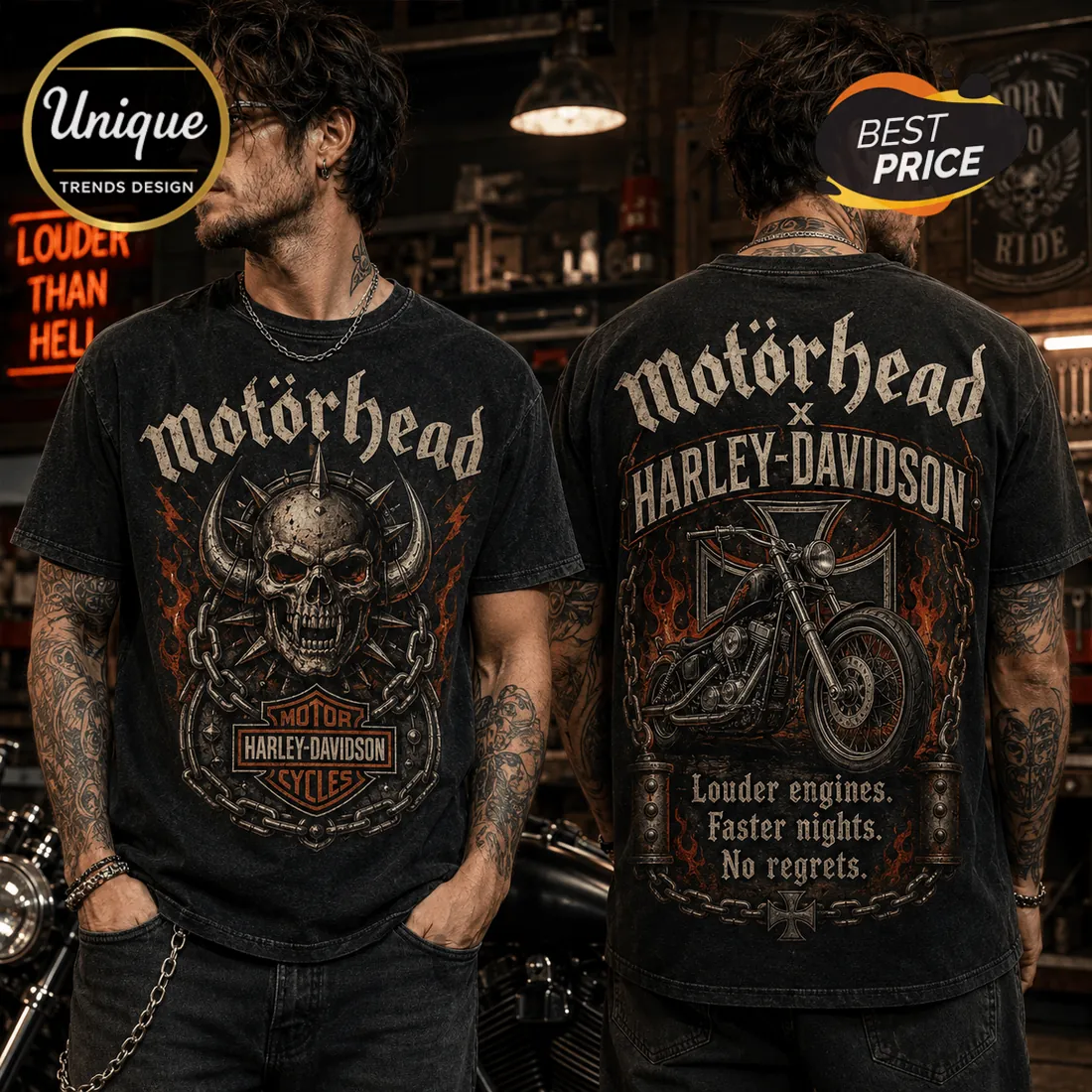 Motörhead x Harley-Davidson Limited Edition T-Shirt Motörhead x Harley-Davidson Limited Edition T-Shirt