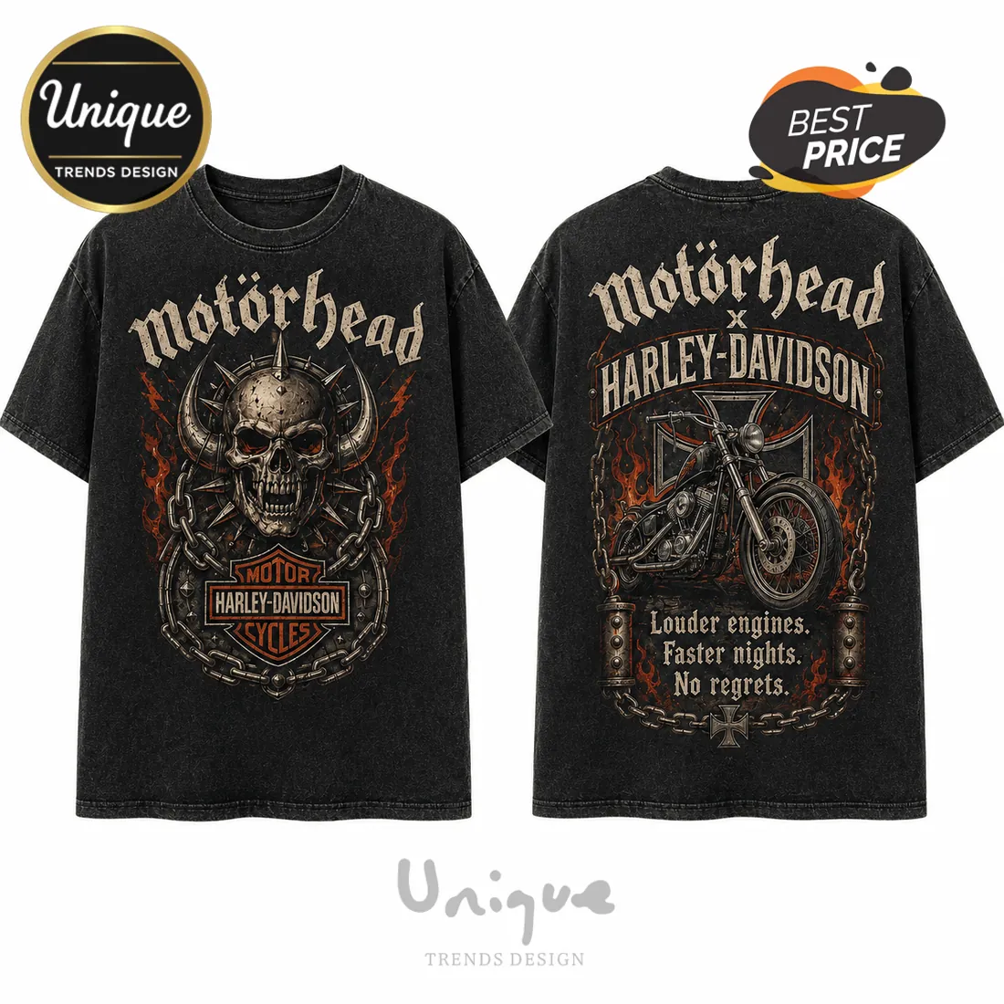 Motörhead x Harley-Davidson Limited Edition T-Shirt Motörhead x Harley-Davidson Limited Edition T-Shirt