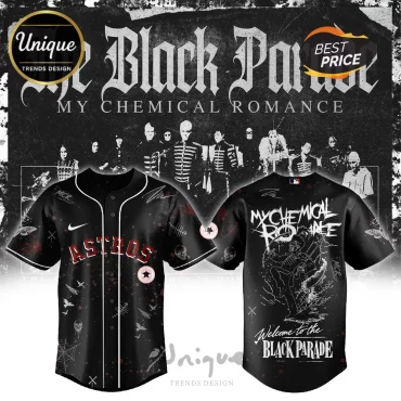 My Chemical Romance Houston Astros Black Parade Baseball Jersey