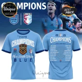 New South Wales Blues 2026 Champions Light Blue Shirt