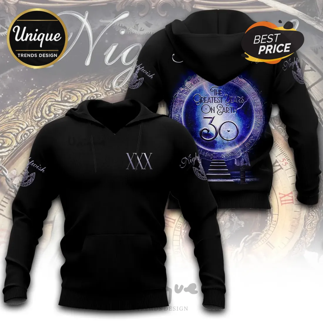 Nightwish The Greatest Years On Earth T-Shirt Nightwish The Greatest Years On Earth T-Shirt