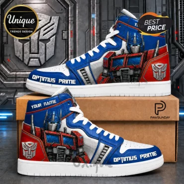 Optimus Prime Transformers Air Jordan 1 High Top