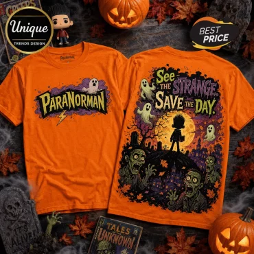 ParaNorman See the Strange Save the Day Orange T-Shirt