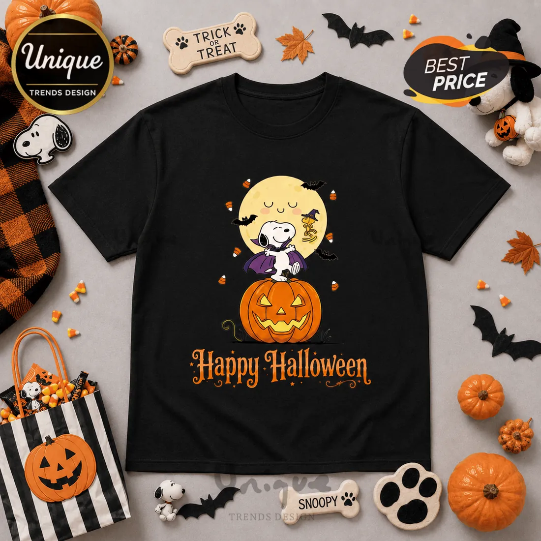 Peanuts Gang Great Pumpkin Halloween 2026 T-Shirt Peanuts Gang Great Pumpkin Halloween 2026 T-Shirt
