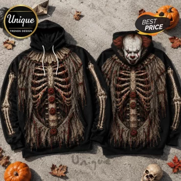 Pennywise IT Movie Character Halloween Hoodie 2026