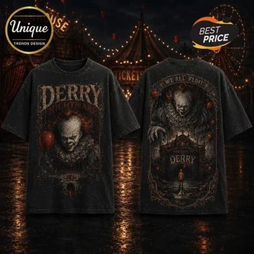 Pennywise We All Float Horror Movie Halloween Shirt