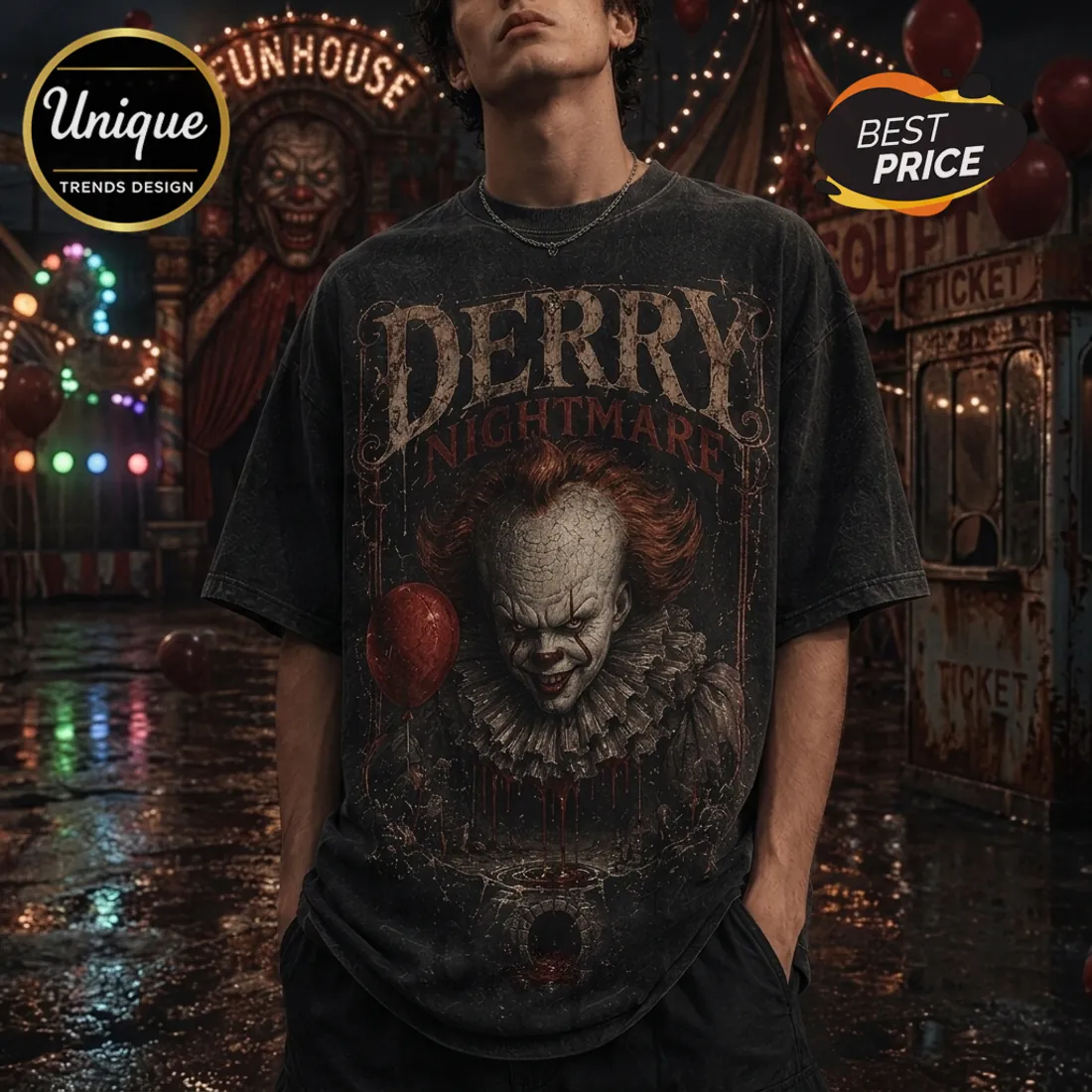 Pennywise We All Float Horror Movie Halloween Shirt Pennywise We All Float Horror Movie Halloween Shirt