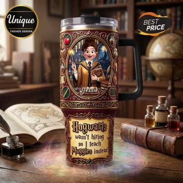 Personalized Wizard Teacher Jessie Stainless Steel Tumbler